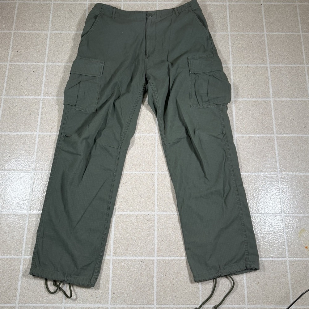 Rothco Rip-Stop Cotton BDU Cargo Trousers Fatigue Pants Large Regular 35 - 39